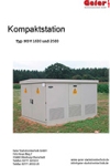 Downloads 26 Prospekt Trafo- Kompaktstation LCS-E.6
