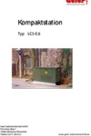 Downloads 28 Prospekt Trafo- Kompaktstation NDV 400
