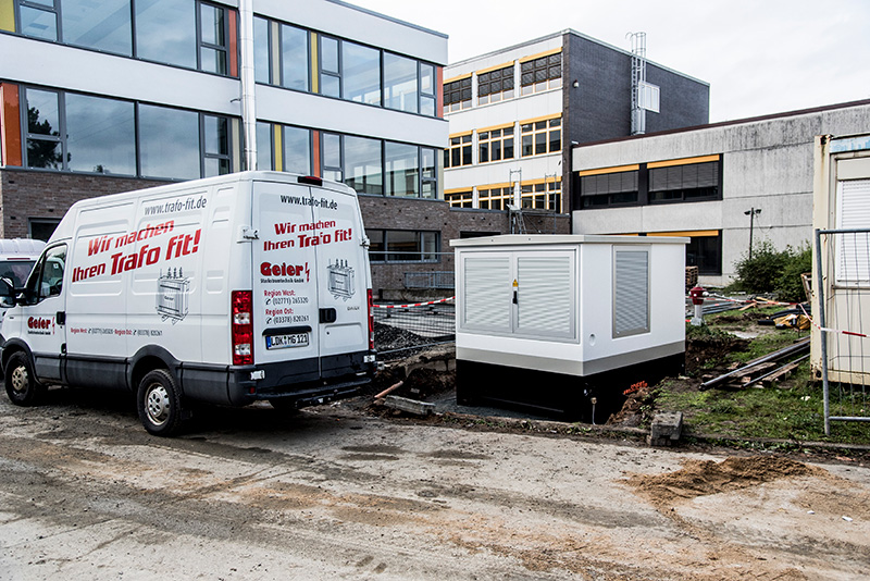 Trafos / Trafostationen 6 Montage Kompakttrafostation