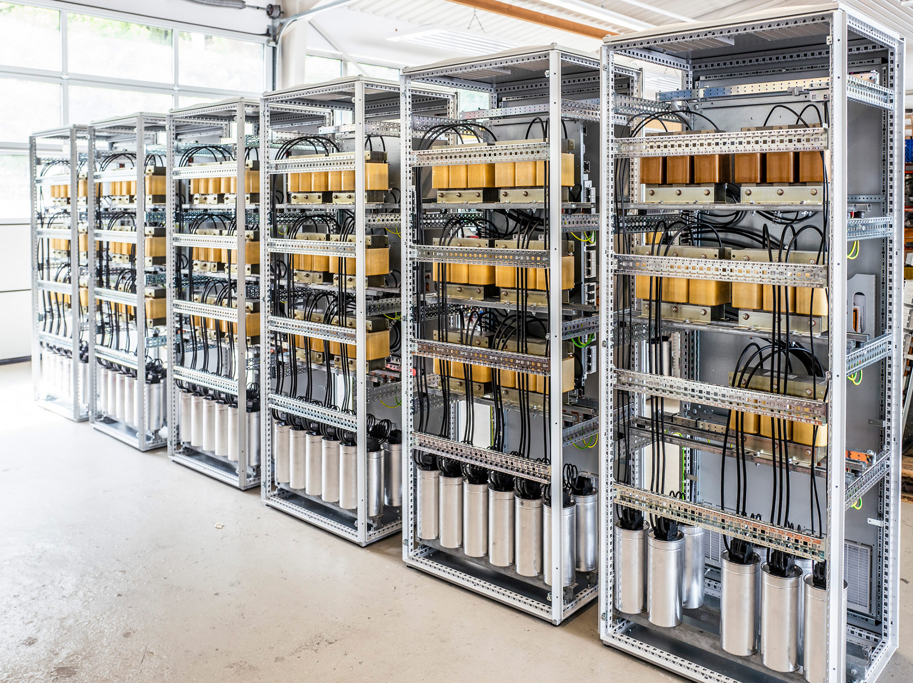 Schaltschrankbau 18 Scjaltschrankbau für Blindstromkompensationsanlage