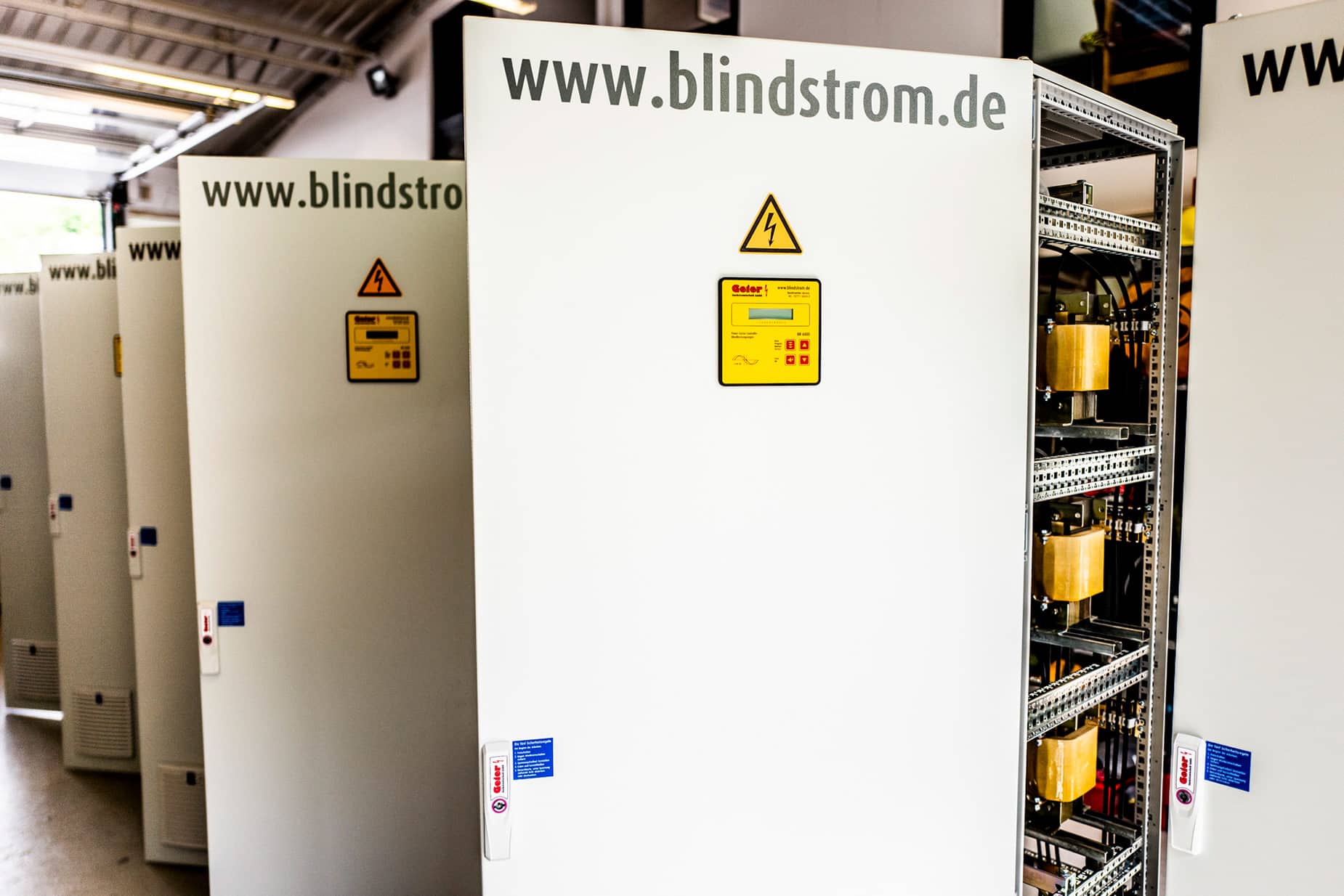 Schaltschrankbau 6 Schaltschrankbau für Blindstromkompensationsanlage