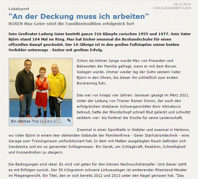 Neue Trikots für die SG Sinn/Hörbach – Geier Starkstromtechnik unterstützt den regionalen Fußball 8 Max Geier Mittelhessen