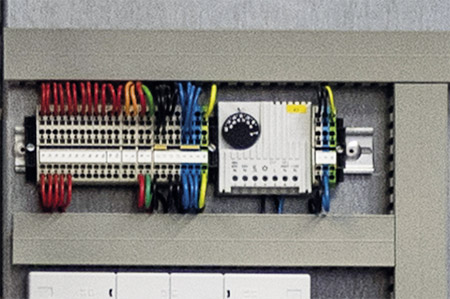 Blindstromkompensation 10 Thermostat für Blindstromlüfter